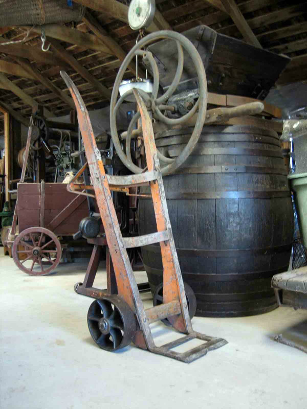 Early Sonoma Wine Barrel Dolly