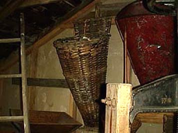 large photo of vintage grape harvest basket