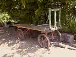 photo of vintage drayage wagon