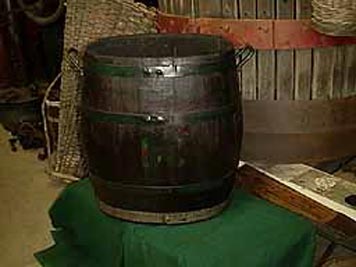 large photo of vintage wooden grape harvest lug
