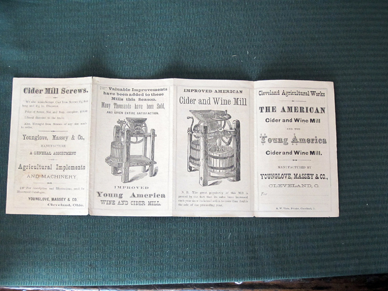 Little America Grape Crusher Press Brochure C.1875