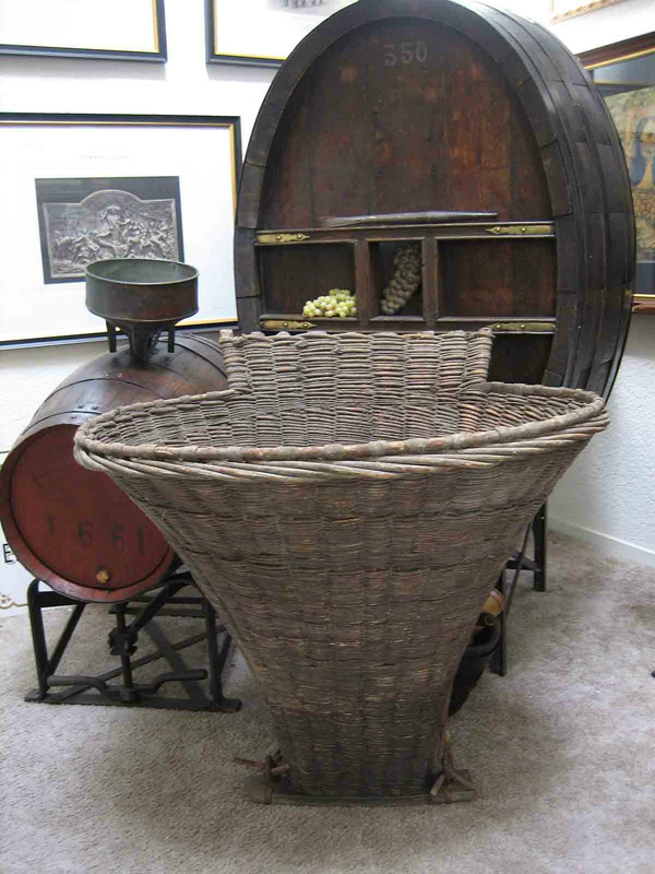Large Grape Harvest Basket, C.1880