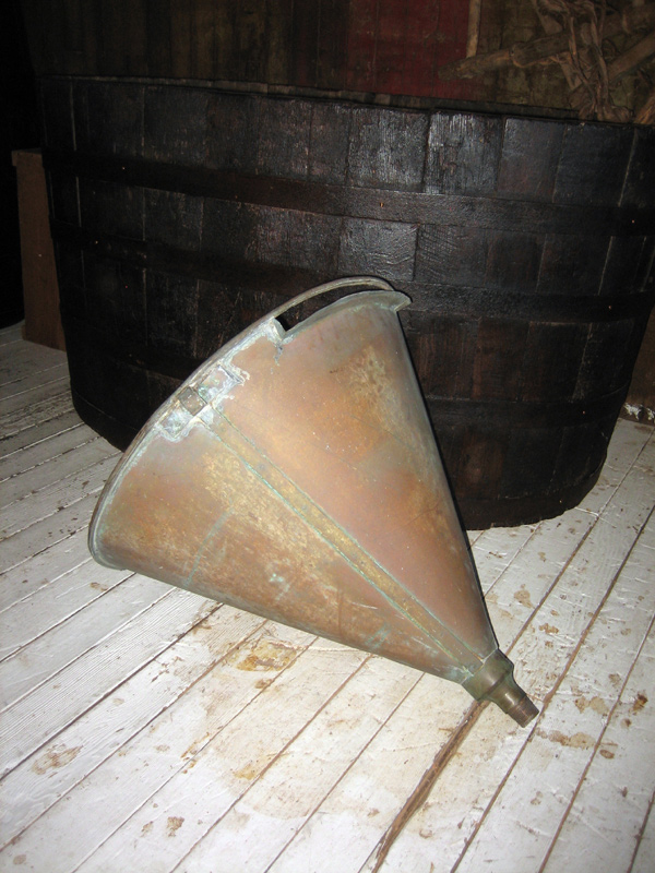 Large 19th Century Wine Barrel Funnel