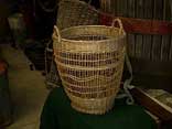 photo of vintage grape harvest basket