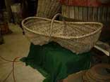 photo of vintage grape harvest basket