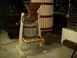 photo of vintage grape press
